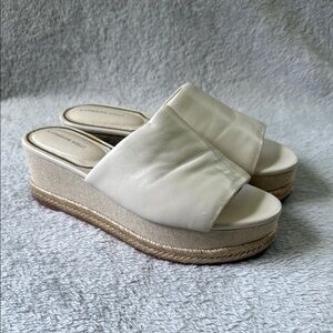 Chic Cream Platform Sandals